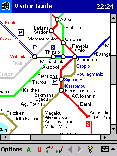 Visitor Guide Athens Olympic Version for Pocket PC