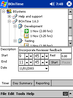 BonTime for Pocket PC 1.6 update available now