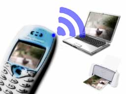 Software allows Bluetooth enabled mobile phones and PDA to print to a non-Bluetooth printer