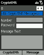 CryptoSMS for Windows Mobile Smartphone