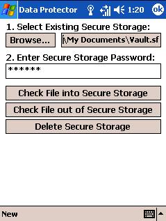 Data Protector for Pocket PC