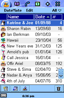 DateMate for Symbian UIQ
