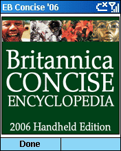 Britannica Concise Encyclopedia 2006 Windows Mobile Smartphone Edition