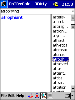 Beiks BDicty for Pocket PC review on Bityard