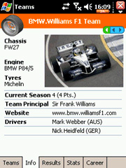 Mobile Grand Prix brings Formula 1 information to Pocket PC
