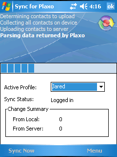 Mobile Sync for Plaxo (Pocket PC)