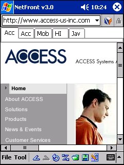 Access Netfront 3.1 for Pocket PC