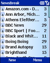 Newsbreak for Windows Mobile Smartphone