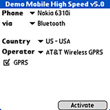 Mobile High Speed for Palm OS