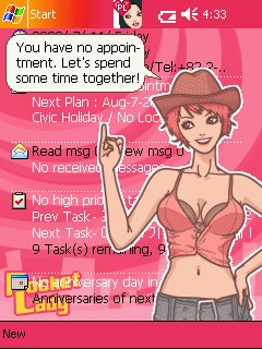 Pocket Lady assistant for Pocket PC