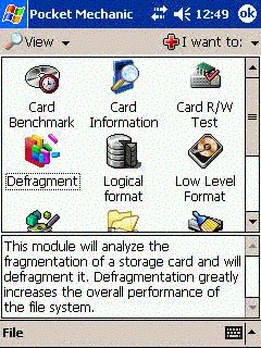 Pocket Mechanic for Windows Mobile Pocket PC