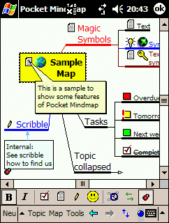 Pocket Mindmap for Windows Mobile Pocket PC