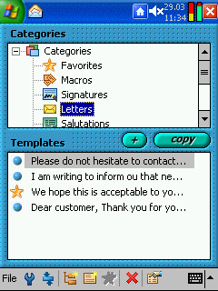 Pocket QuickPaster for Pocket PC