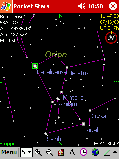 Pocket Stars for Windows Mobile Pocket PC