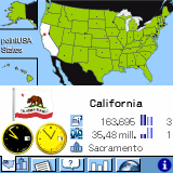 pointUSA 1.2 for Palm OS includes knowledge test about USA