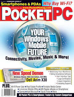 Pocket PC Magazine October / November 2004 issue in MS Reader format