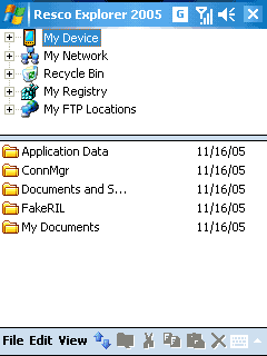 Resco Explorer 2008 for Windows Mobile Pocket PC