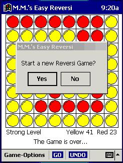 Free Reversi game for Pocket PC