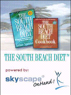 The South Beach Diet OnHand by Skyscape for Pocket PC