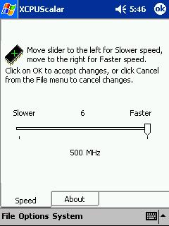 XCPUScalar for 400Mhz Pocket PC