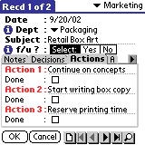 SmartList To Go for Palm OS