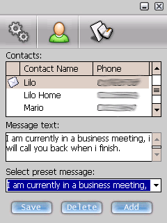 SMS Answering Machine for Pocket PC