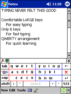 TenGo, by Xrgomics is a new text entry solution for Pocket PC