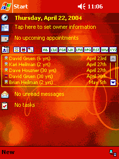 Ulti-Contacts Today for Pocket PC