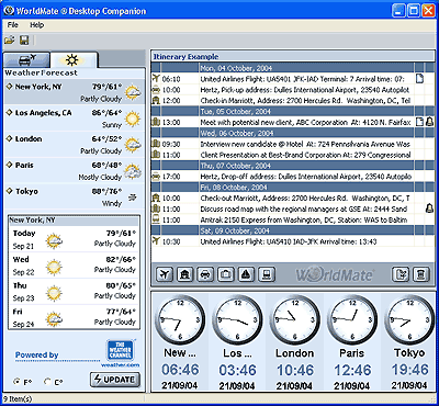 WorldMate comes to the PC