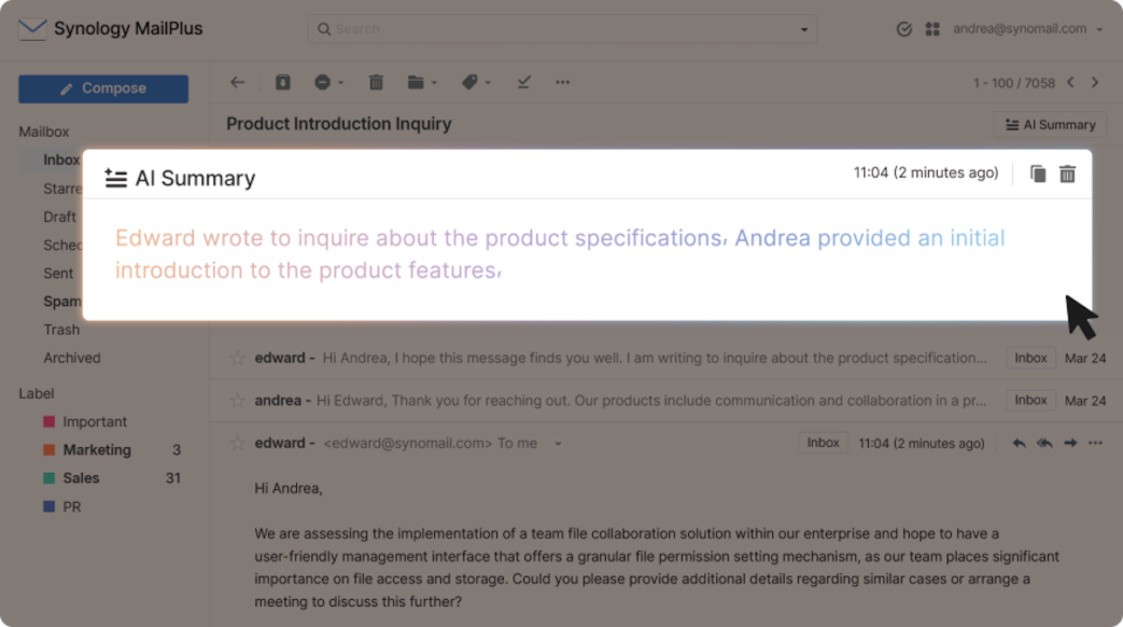 Synology Releases Major AI Updates to Office Suite