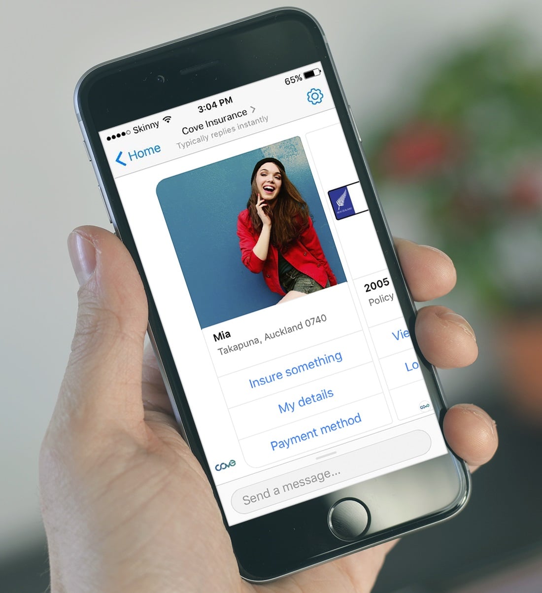 Cove sells NZ's first insurance policy via chatbot