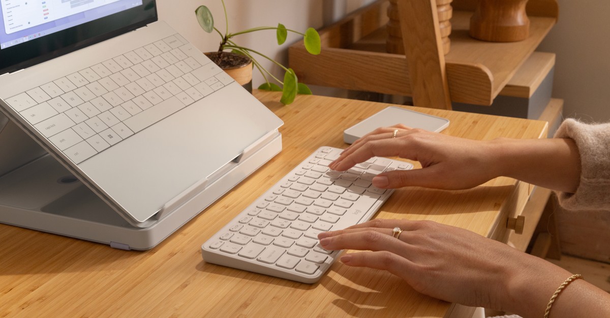 Logitech Answers to Hybrid Work Survey With Launch of Casa Pop-up Desk