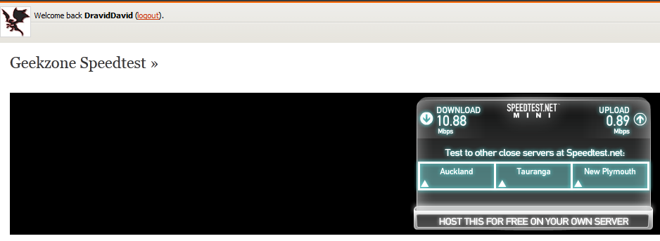 speed test