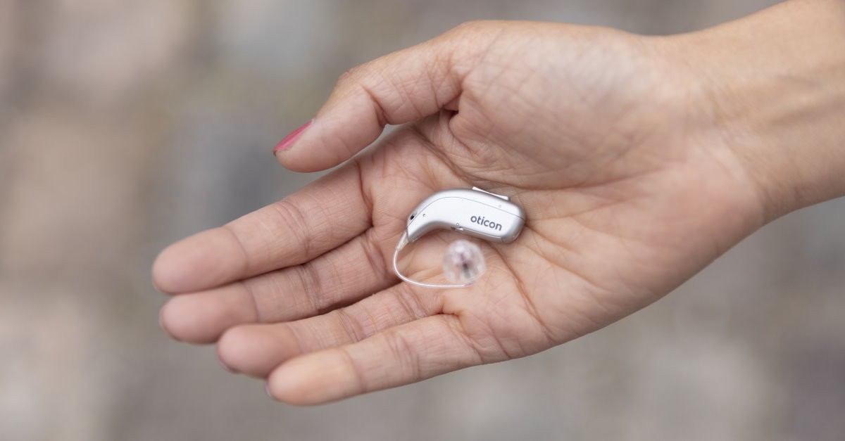 Hearing aids Oticon More uses AI to help people hear