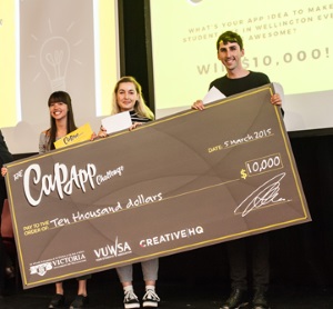 Prizes won for apps to improve students' experience of Wellington