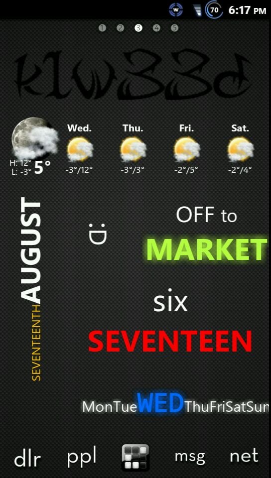Homescreen
