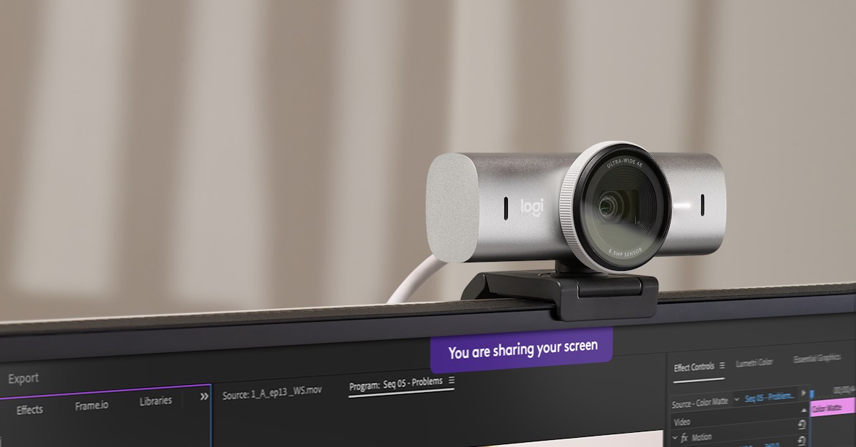 Logitech Introduces MX Brio Webcam