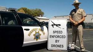 Speed Enforced by Aerial Drones - Birds Eye Aerial Drones