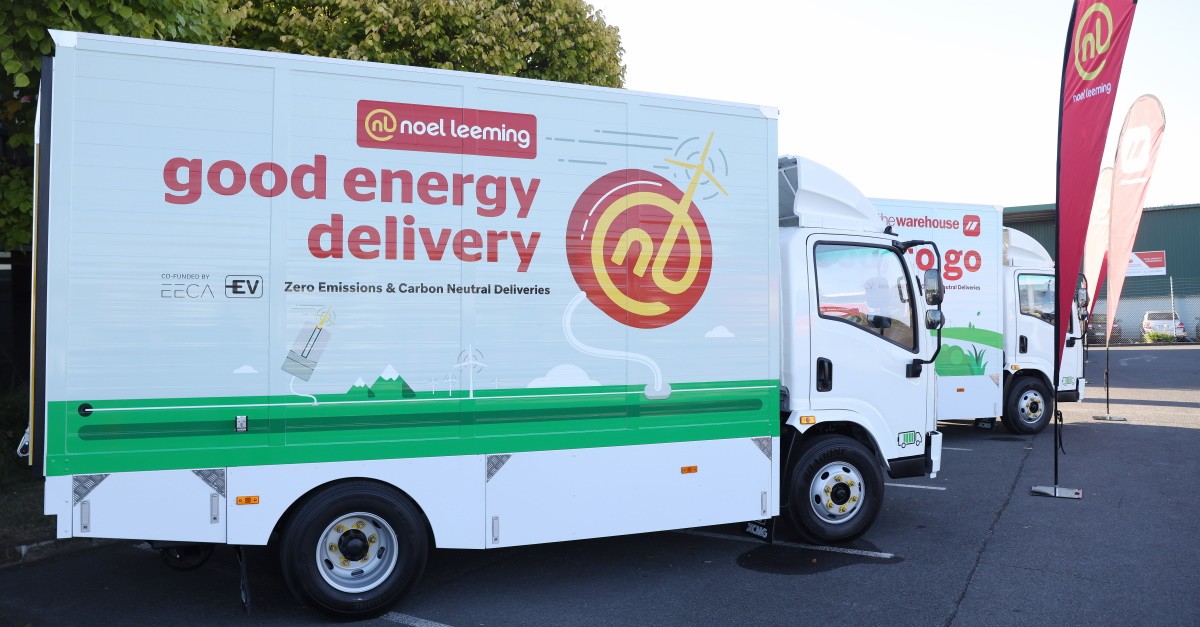 The Warehouse Group expands EV fleet with the introduction of EV trucks for home deliveries