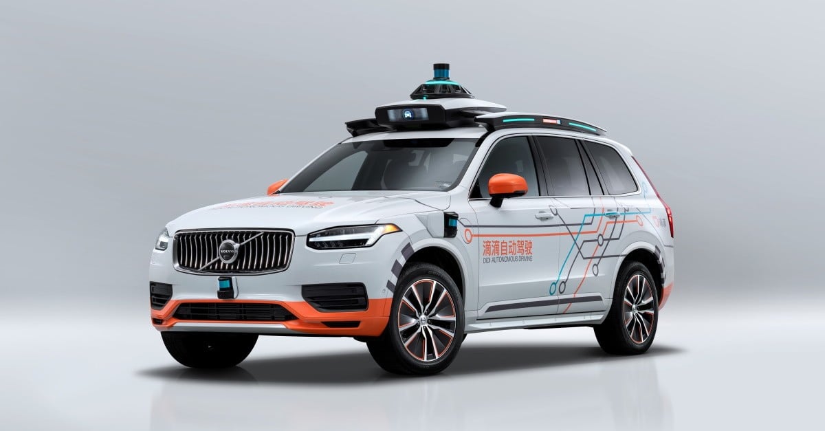 Volvo Cars providing self-driving test fleet to DiDi Autonomous Driving
