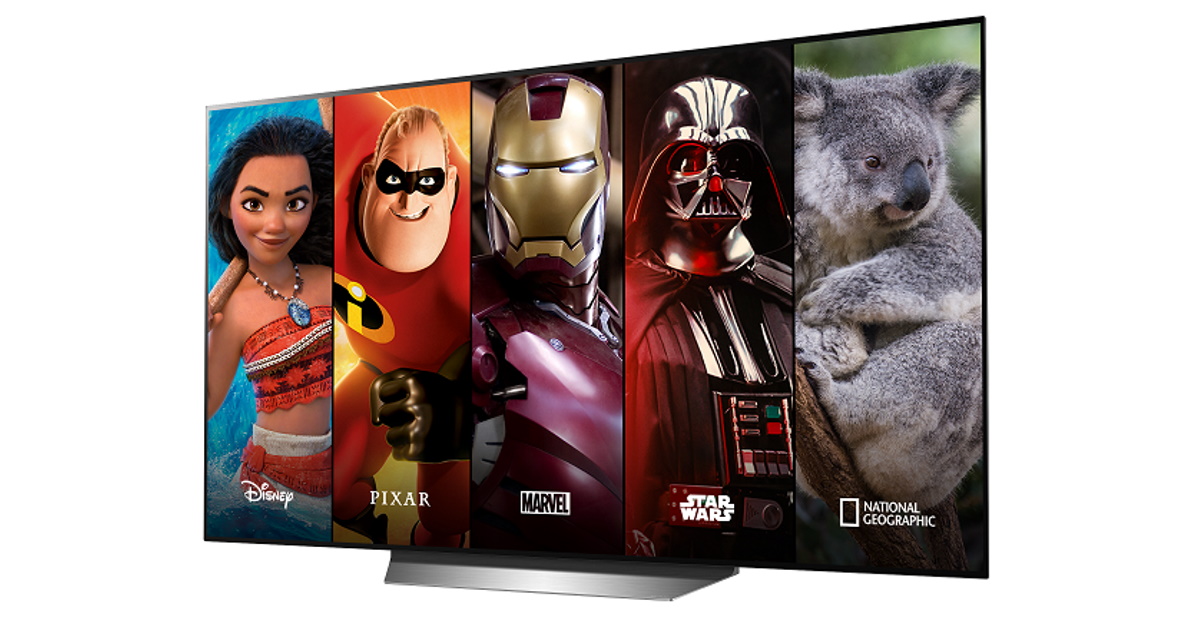 Disney+ comes to LG Smart TVs