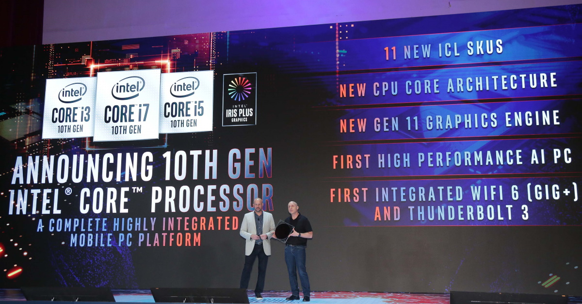 Intel launches first 10th gen Intel Core processors
