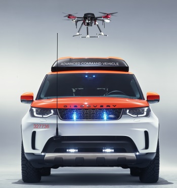 New drone technology by Jaguar Land Rover to help Red Cross save lives