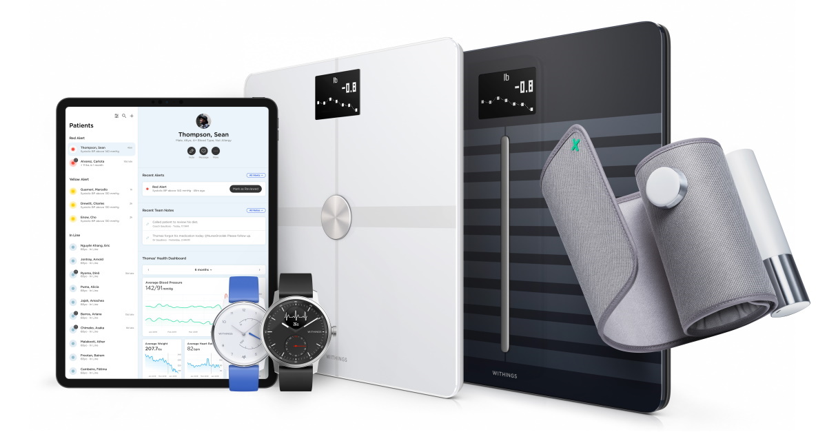 Withings raises $60 million to enable bridge between patients and healthcare