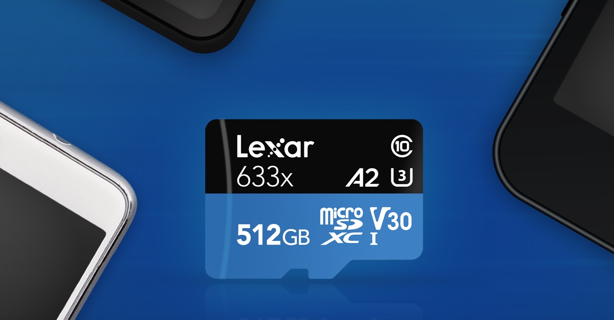 Lexar announces large A2 microSD card
