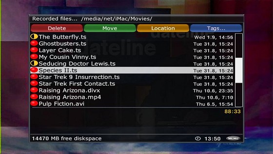 Vu+ Duo Movie directory listing