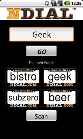 Portrait nDial on Nexus One