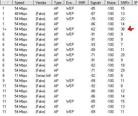NetStumbler output
