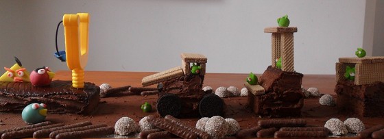 angry birds cake
