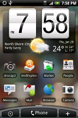 Sense for Sapphire by Maxisma - Home screen